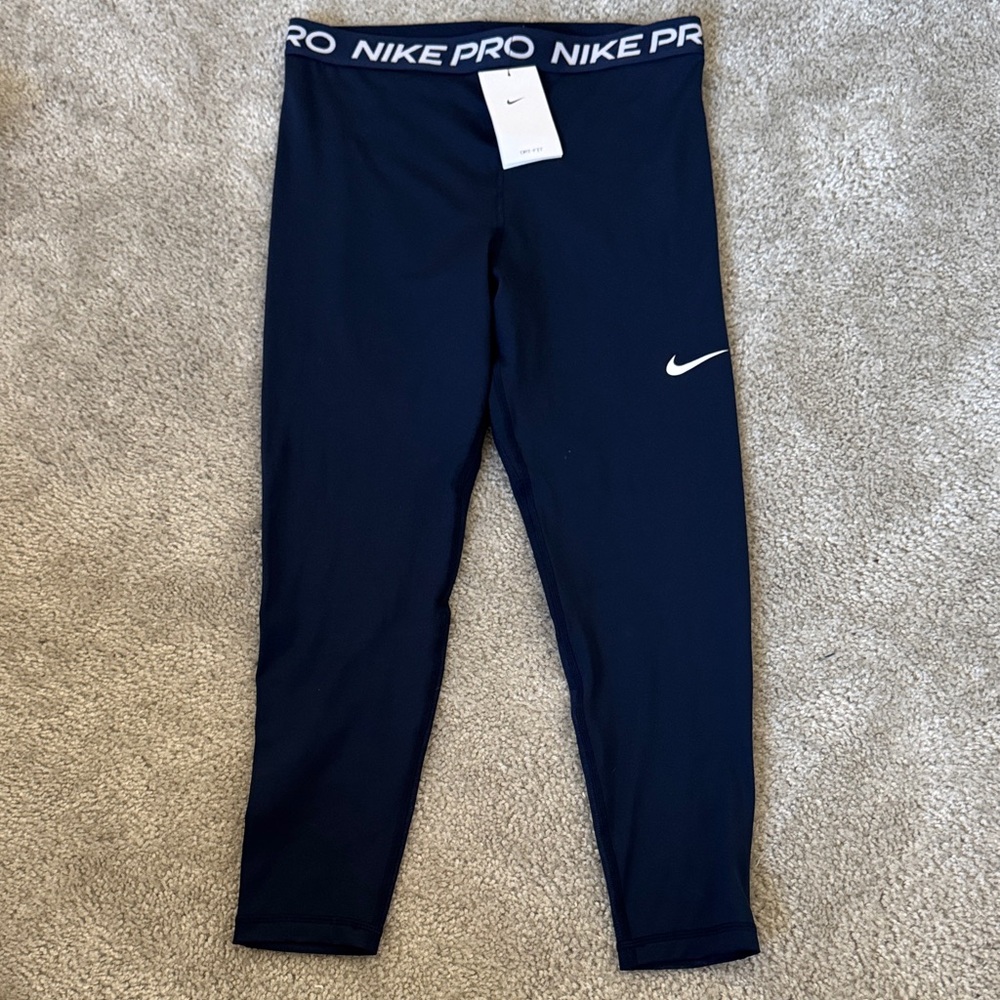 Nike Pro Dark Blue Leggings